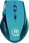 Manhattan Curve wireless Mouse blue/black, USB