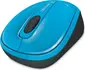 Microsoft wireless Mobile Mouse 3500 cyan Blue, USB