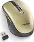 NGS Evo Rust Gold wireless rechargeable Silent Mouse gold/black, USB