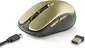 NGS Evo Rust Gold wireless rechargeable Silent Mouse gold/black, USB
