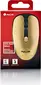 NGS Evo Rust Gold wireless rechargeable Silent Mouse gold/black, USB