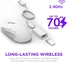 NZXT lift elite wireless, 4K/8K Polling, matte white, USB