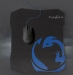 Nedis Yesaqua Gaming Mouse and mousepad kit, black, USB 