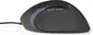 Nedis wired Ergonomic Mouse, black, USB