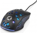 Nedis wired Gaming Mouse with 12 lighting modes, black, USB