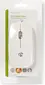 Nedis wired Optical Mouse, white, USB