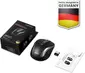 Perixx PERIMICE-721 IB wireless Ergonomic Mouse black/silver, USB