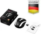 Perixx PERIMICE-721 WB wireless Ergonomic Mouse black/white, USB