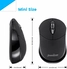 Perixx PERIMICE-802 mini Bluetooth mouse black, Bluetooth