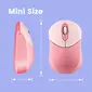 Perixx PERIMICE-802 mini Bluetooth mouse Pink/Rosa, Bluetooth