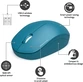 Port Designs wireless Mouse Collection blue, USB