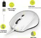 Port Designs wired Silent Pro Mouse white, USB