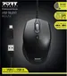 Port Designs wired Silent Pro Mouse black, USB