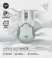 Razer Viper Ultimate with charging station, Mercury white, USB