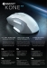Roccat Kone Air white, USB/Bluetooth