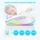 Seenda rechargeable wireless RGB Mouse with Jiggler function, white, USB