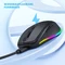 Seenda rechargeable wireless RGB Mouse with Jiggler function, black, USB
