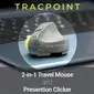 Swiftpoint TracPoint travel Mouse and Presenter grey/green, USB/Bluetooth