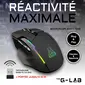 The G-Lab Kult Caesium wireless Gaming Mouse, black, USB