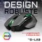 The G-Lab Kult Caesium wireless Gaming Mouse, black, USB