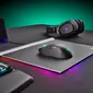 Thermaltake Damysus wireless RGB Ergonomic Gaming Mouse, black, USB/Bluetooth