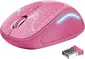 Trust Yvi FX wireless Mouse pink, USB