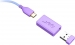 Xtrfy M8 wireless Frosty purple, USB