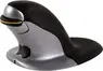 Fellowes Penguin ambidextrous vertical mouse, wireless, size L, black/silver, USB