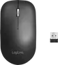 LogiLink Lightweighted wireless travel Mouse black, USB