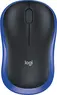 Logitech M185 wireless Mouse black/blue, USB