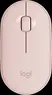 Logitech M350 Pebble wireless Mouse Rose, USB/Bluetooth