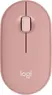 Logitech M350s Pebble Mouse 2 pink, Logi Bolt, USB/Bluetooth