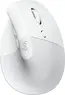 Logitech lift vertical Ergonomic Mouse, Off-white, Logi Bolt, USB/Bluetooth