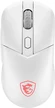 MSI Versa 300 Elite wireless Gaming Mouse white, USB/Bluetooth