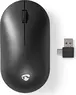 Nedis Silent wireless Mouse, black, USB