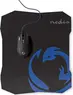 Nedis Yesaqua Gaming Mouse and mousepad kit, black, USB