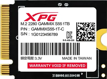 ADATA XPG Gammix S55 1TB, M.2 2230 / M-Key / PCIe 4.0 x4