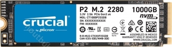 Crucial P2 SSD 1TB, M.2