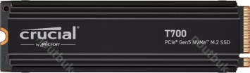 Crucial T700 SSD 4TB, M.2, с радиатором