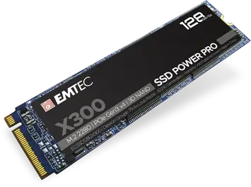 Emtec X300 SSD Power Pro 128GB, M.2 2280 / M-Key / PCIe 3.0 x4