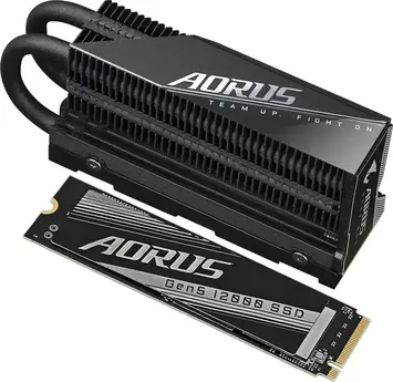 GIGABYTE AORUS Gen5 12000 SSD 1TB, M.2 2280 / M-Key / PCIe 5.0 x4, с радиатором