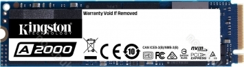 Kingston A2000 NVMe PCIe SSD 250GB, M.2