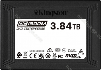 Kingston DC1500M Data Center Series Mixed-Use SSD - 1DWPD 3.84TB, U.2