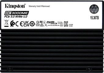 Kingston DC3000ME PCIe 5.0 NVMe U.2 SSD 15.36TB, U.2 / PCIe 5.0 x4