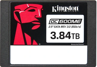Kingston DC600ME Data Center Series Mixed-Use SSD - 1DWPD 3.84TB, SED TCG, 2.5" / SATA 6Gb/s