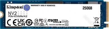 Kingston NV2 NVMe PCIe 4.0 SSD 250GB, M.2