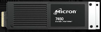 Micron 7450 PRO - 1DWPD Read Intensive 7.68TB, SED, 512B, E1.S/15mm / SFF-TA-1002/1C / PCIe 4.0 x4