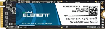 Mushkin Element NVMe SSD 256GB, M.2 2280 / M-Key / PCIe 3.0 x4