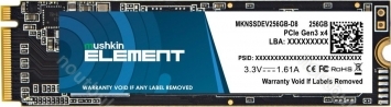 Mushkin Element NVMe SSD 256GB, M.2