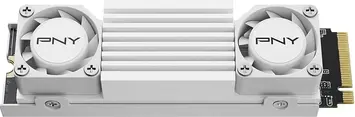 PNY CS3150 White 2TB, M.2 2280 / M-Key / PCIe 5.0 x4, с радиатором